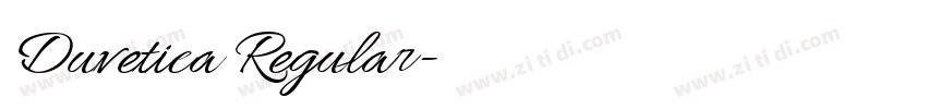 Duvetica Regular字体转换 Duvetica Regular字体转换
